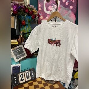 UNIQLO UT CAPCOM 40th T-shirt Final Fight White